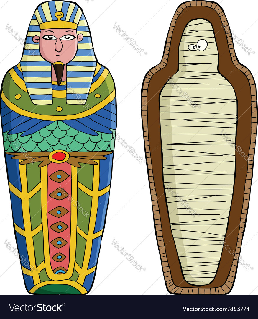 Sarcophagus Royalty Free Vector Image VectorStock