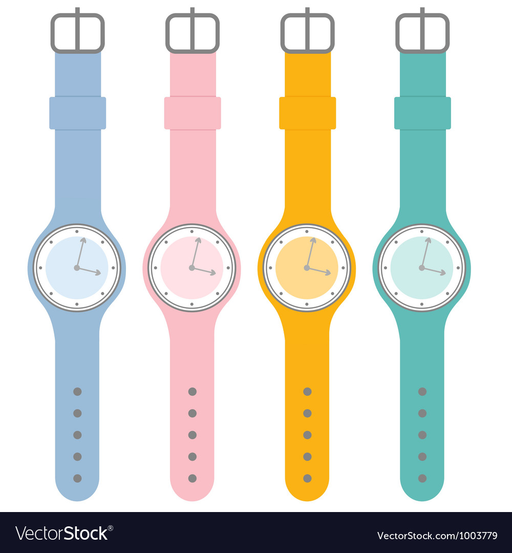 Watches Royalty Free Vector Image - VectorStock