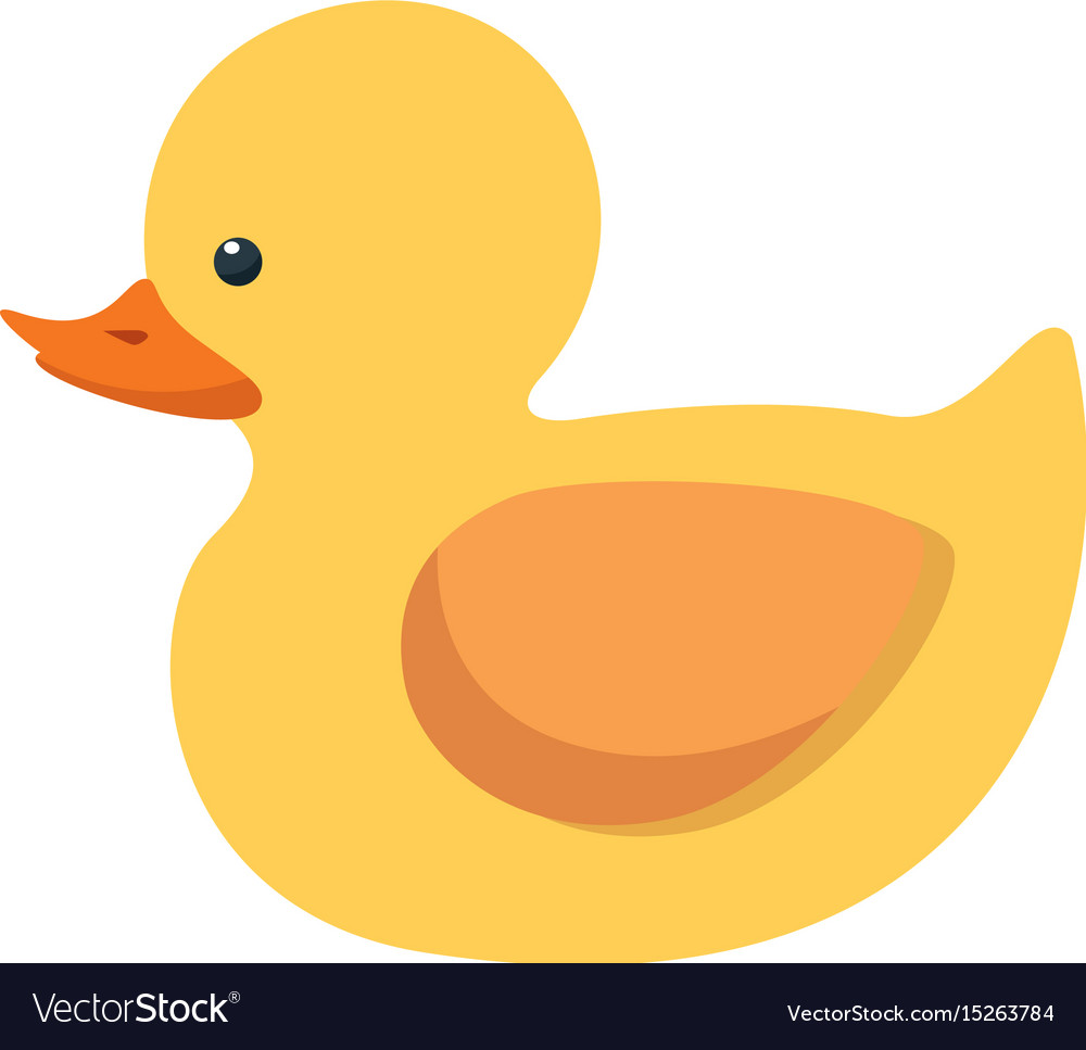 Ducky Toy Isolated Royalty Free Vector Image - Vectorstock