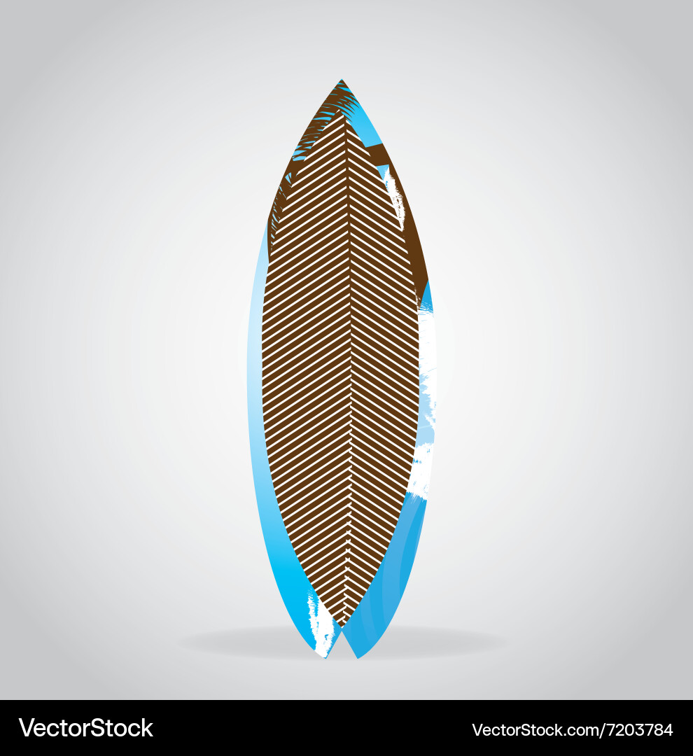 Surfboard Royalty Free Vector Image - VectorStock
