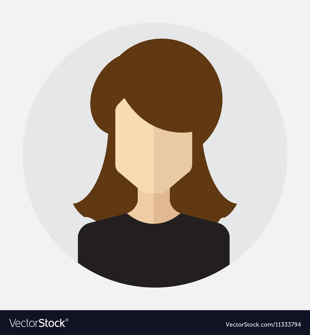 Premium Vector  Avatar girl woman face flat round user my account