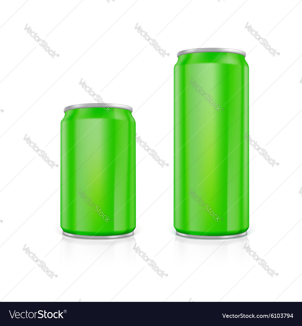 blank aluminum cans two