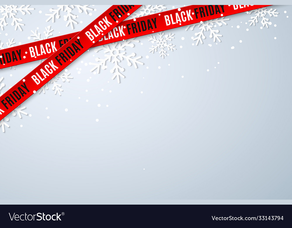 Template for black friday sale on light background