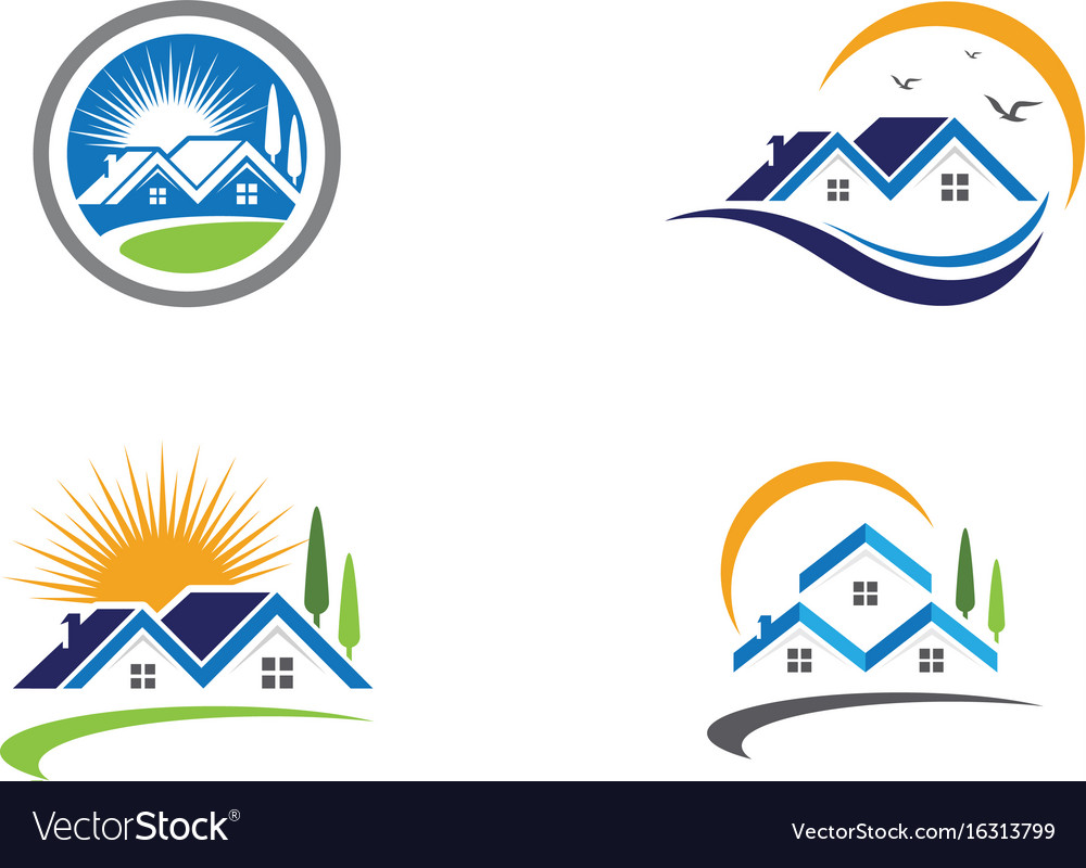 Real estate property and construction logo design