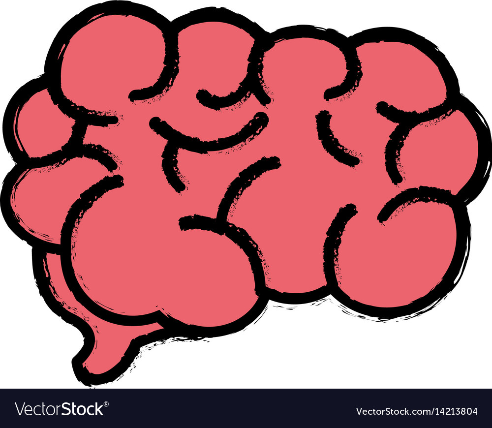 Mental health smart brain icon