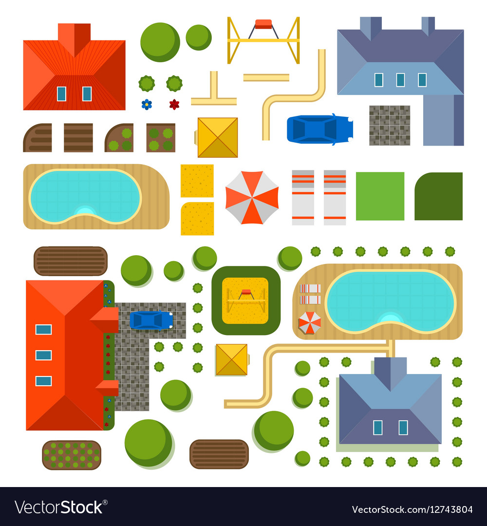 Plan of private house