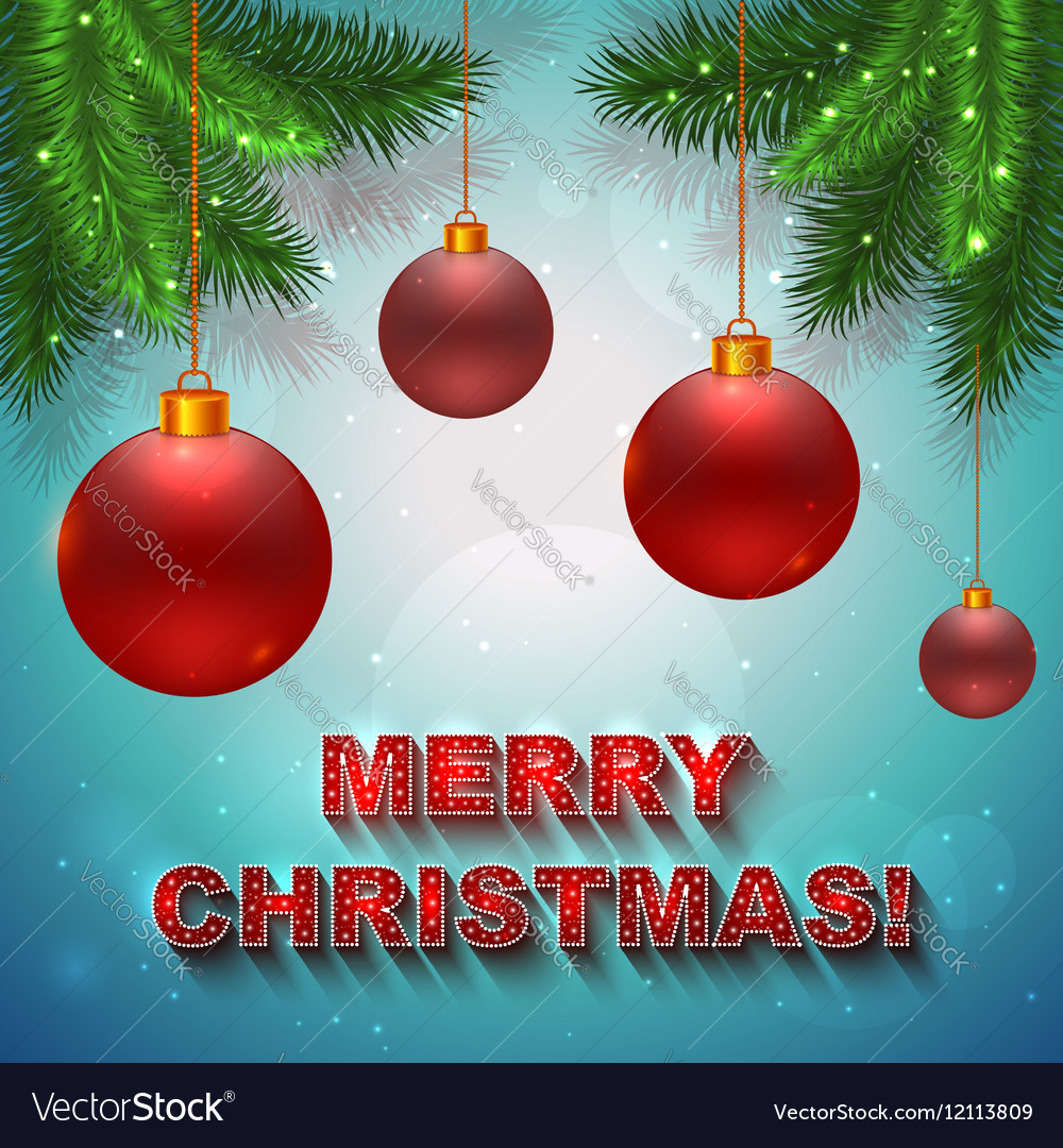 Christmas background Royalty Free Vector Image