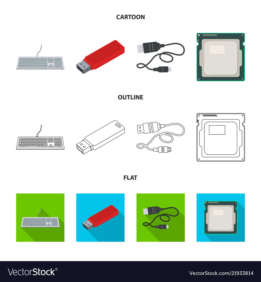 Design of laptop and device symbol set Royalty Free Vector