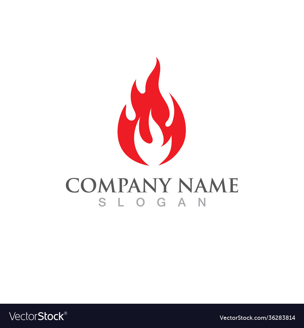 Fire flame design Royalty Free Vector Image - VectorStock