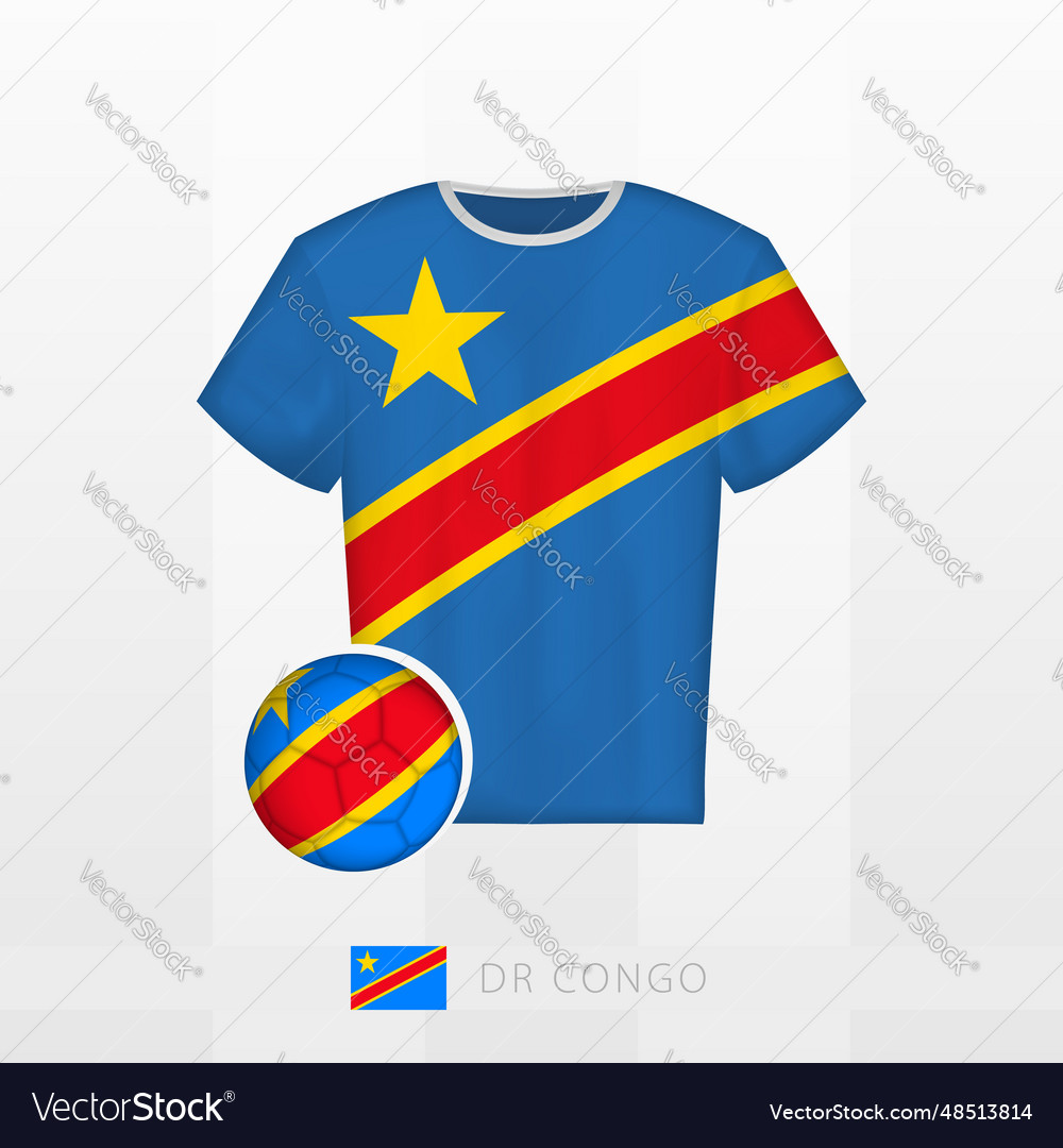 Fußball Uniform des nationalen Teams dr congo