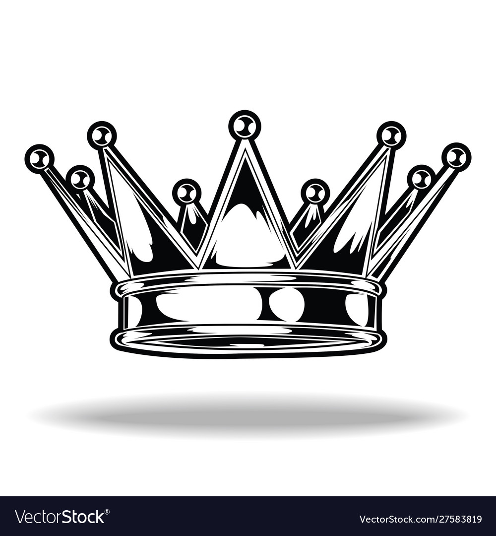 Queen and king Royalty Free Vector Image - VectorStock