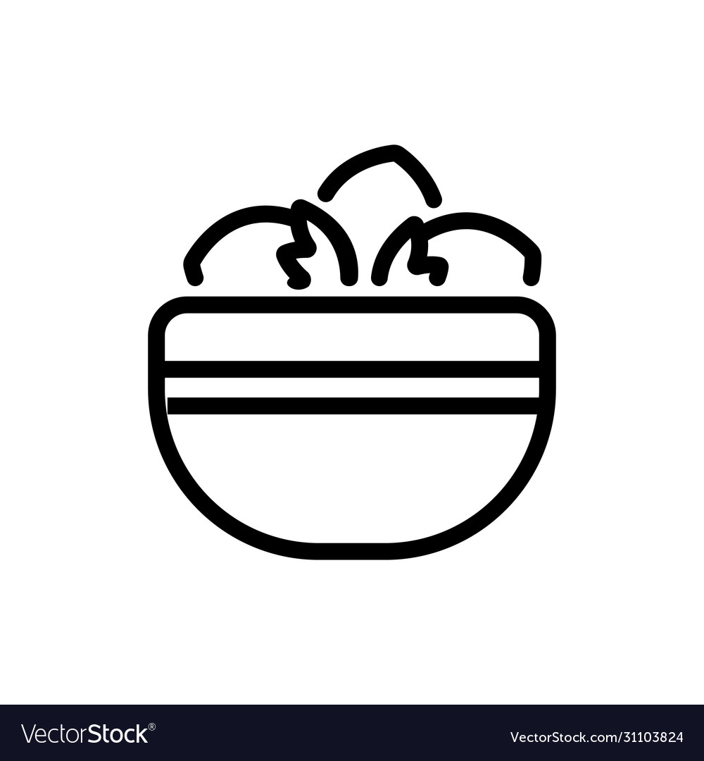 Hazelnut plate icon outline