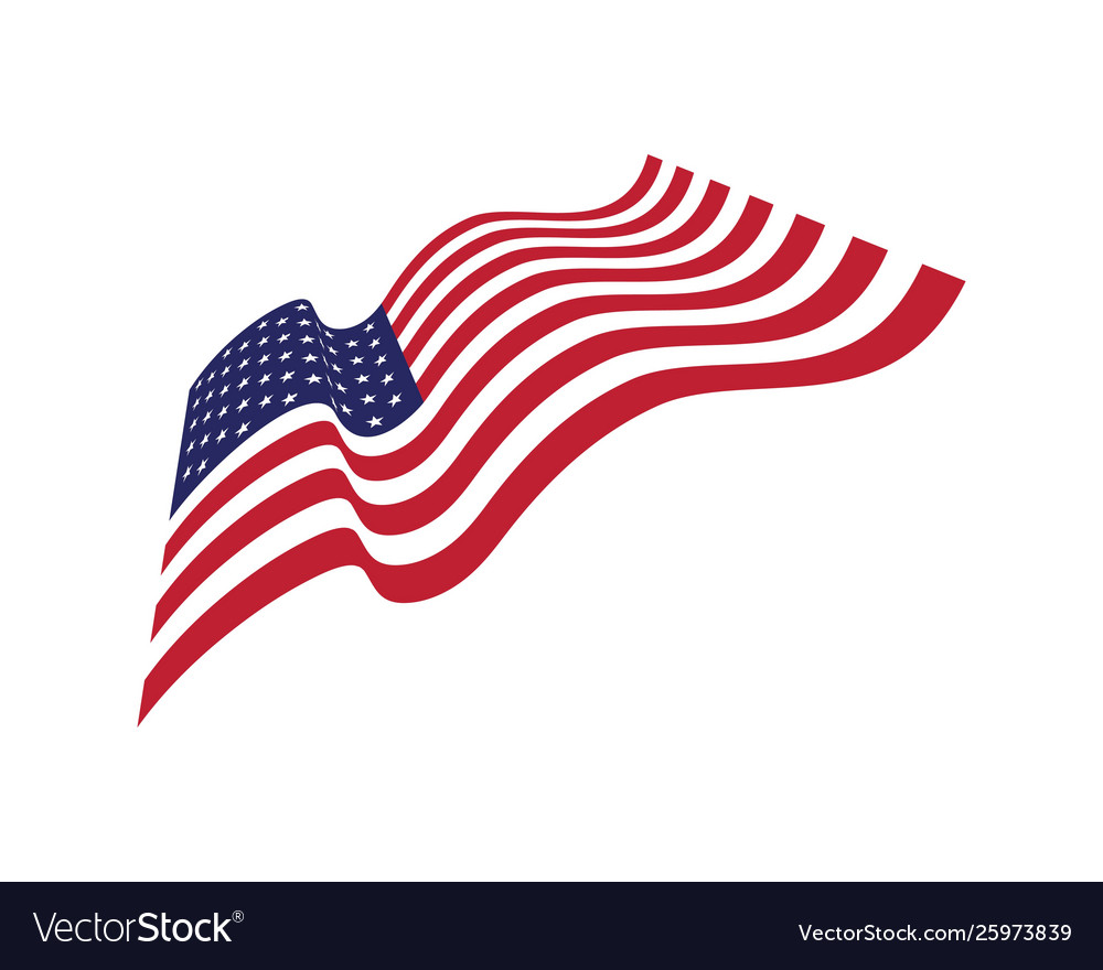 Flag american icon