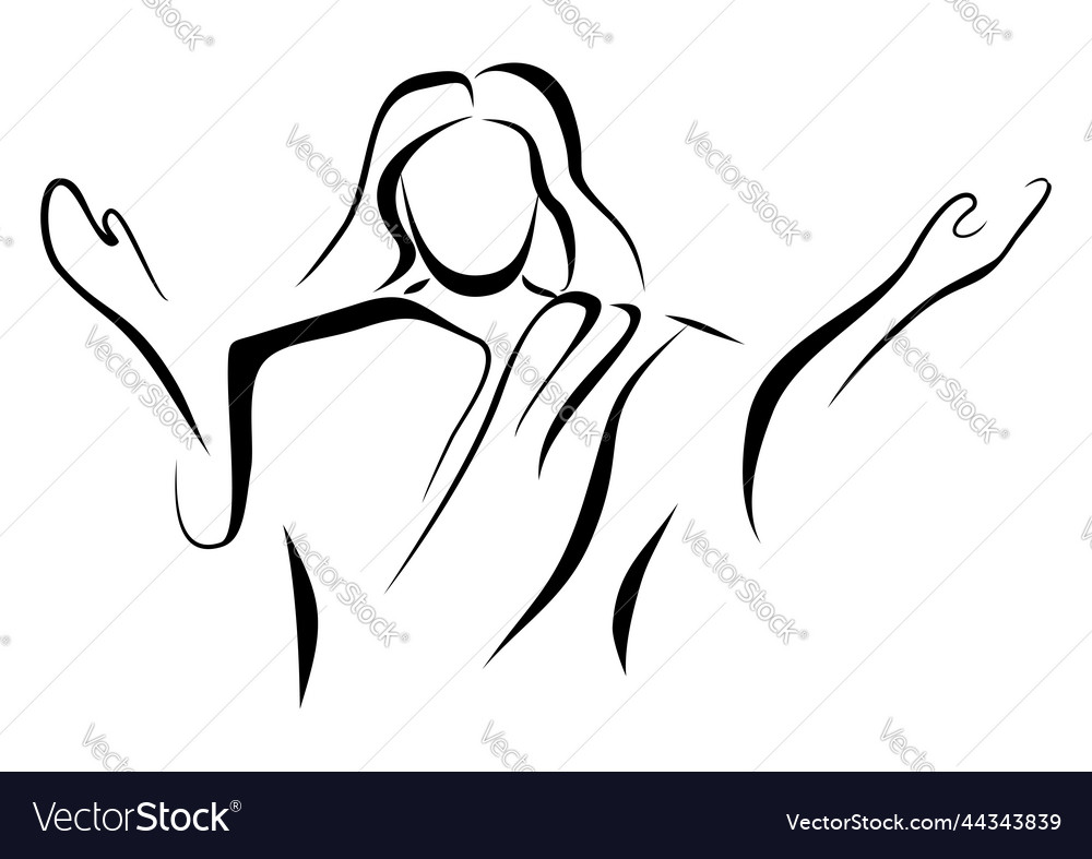 Traditional image of a prophet Royalty Free Vector Image