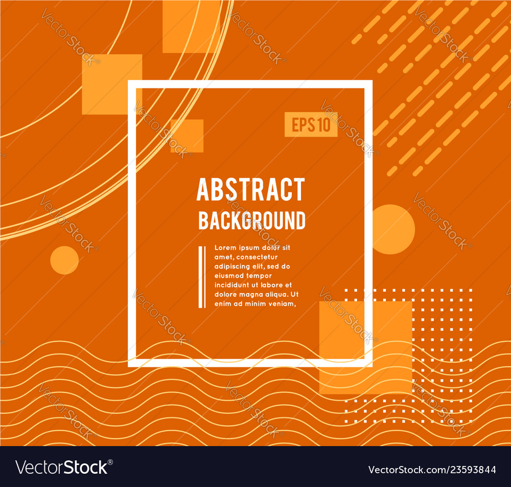 Abstract geometric design with different shapes vector image Abstract geometric design with different shapes