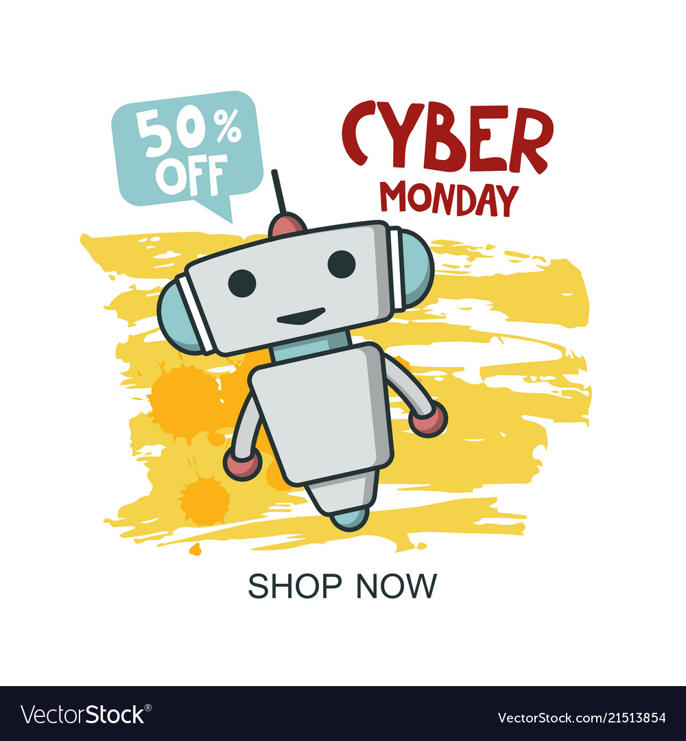 Cyber monday sale promo banner