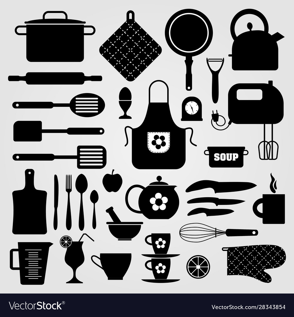 https://cdn5.vectorstock.com/i/1000x1000/38/54/home-and-kitchen-supplies-set-vector-28343854.jpg