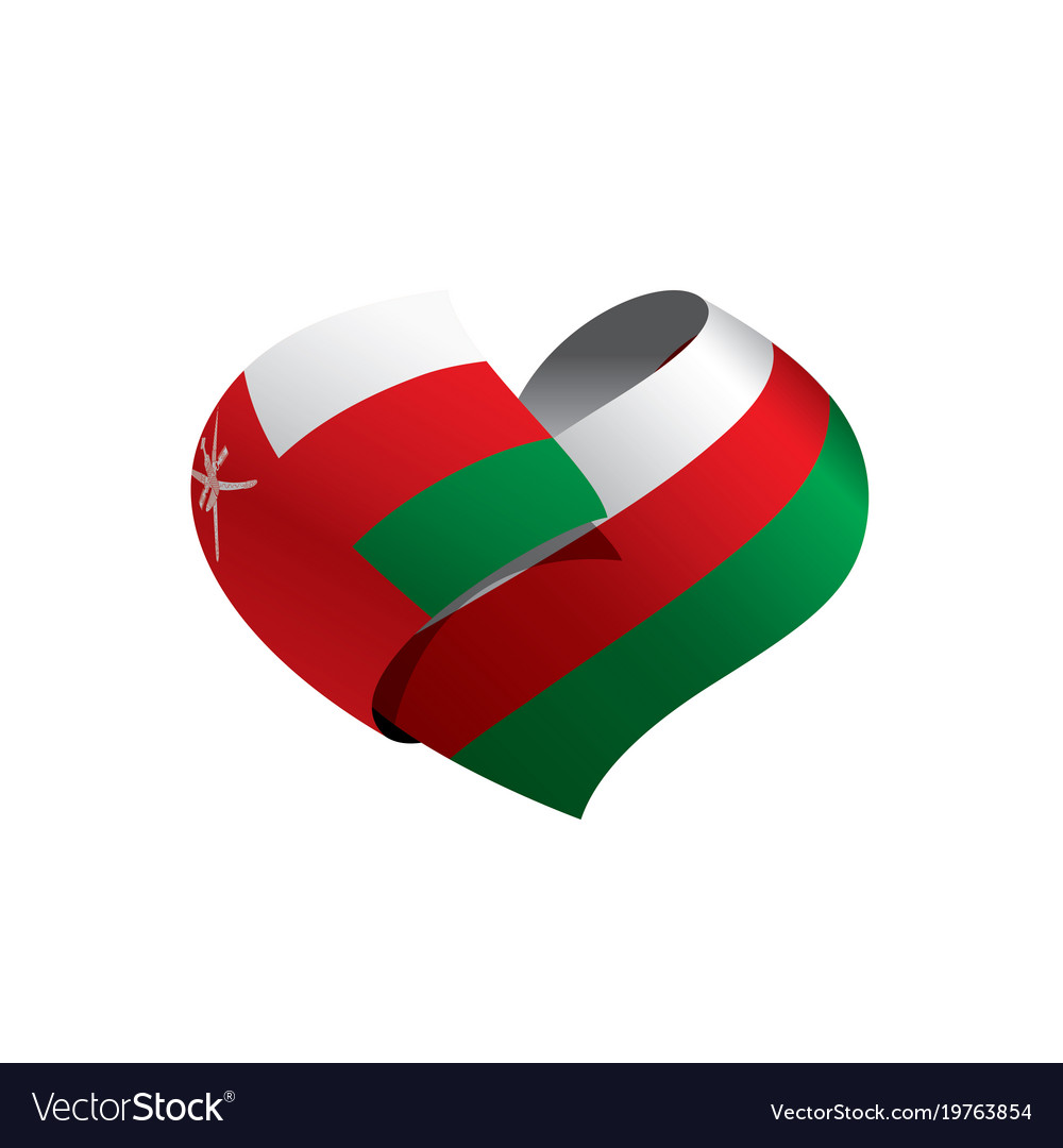 Oman flag Royalty Free Vector Image - VectorStock