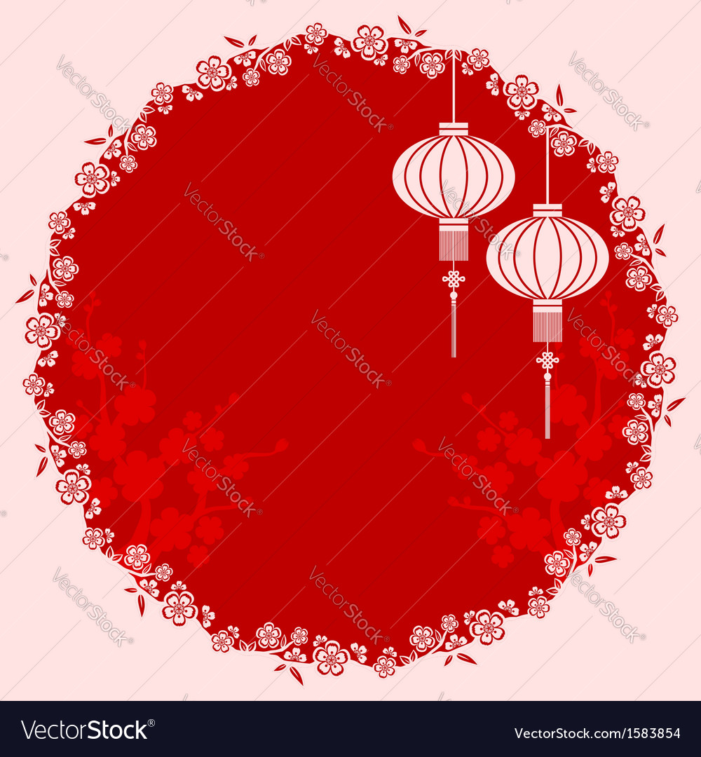 Oriental chinese lantern