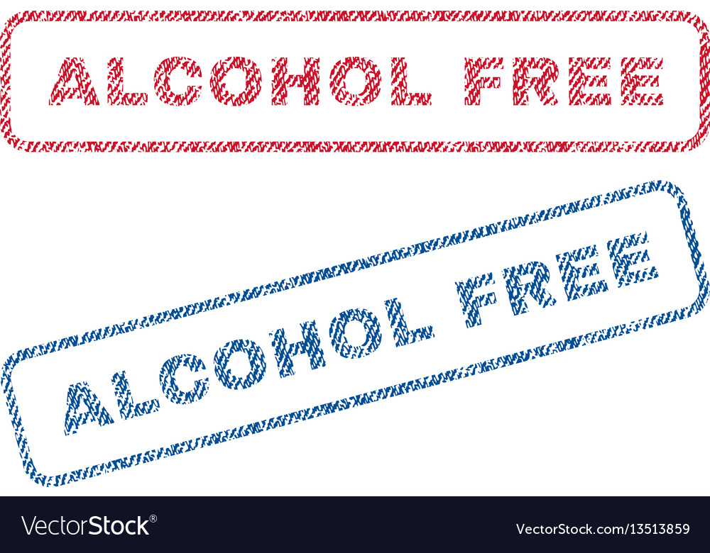 Alcohol free textile stamps