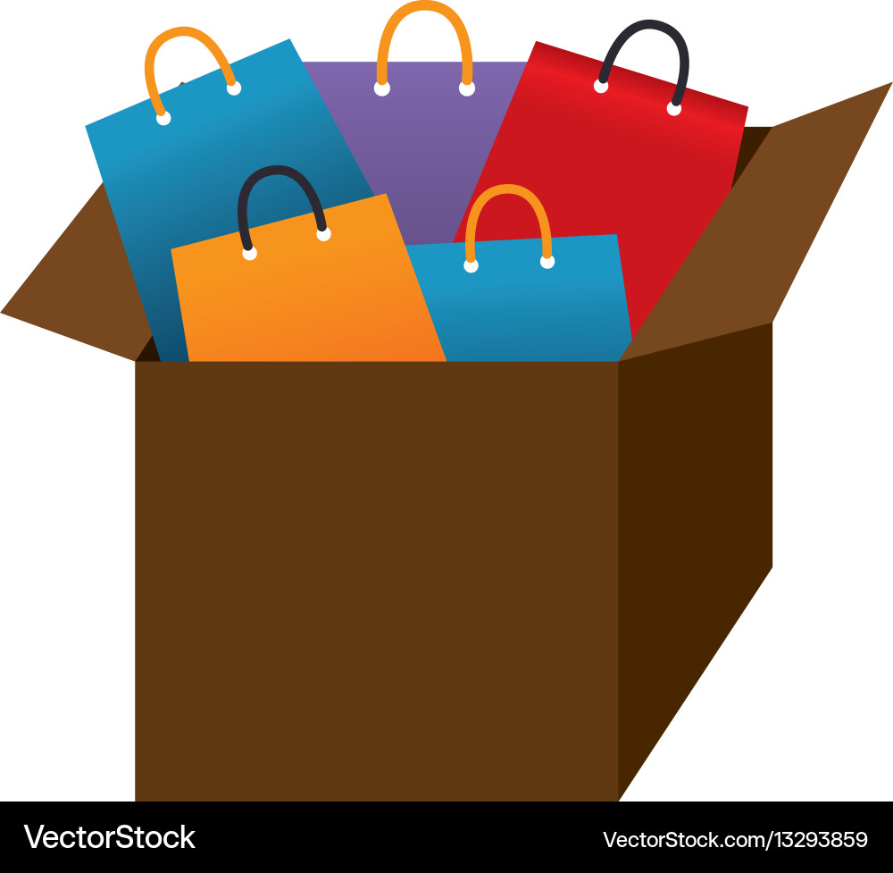 Box packing isolated icon Royalty Free Vector Image