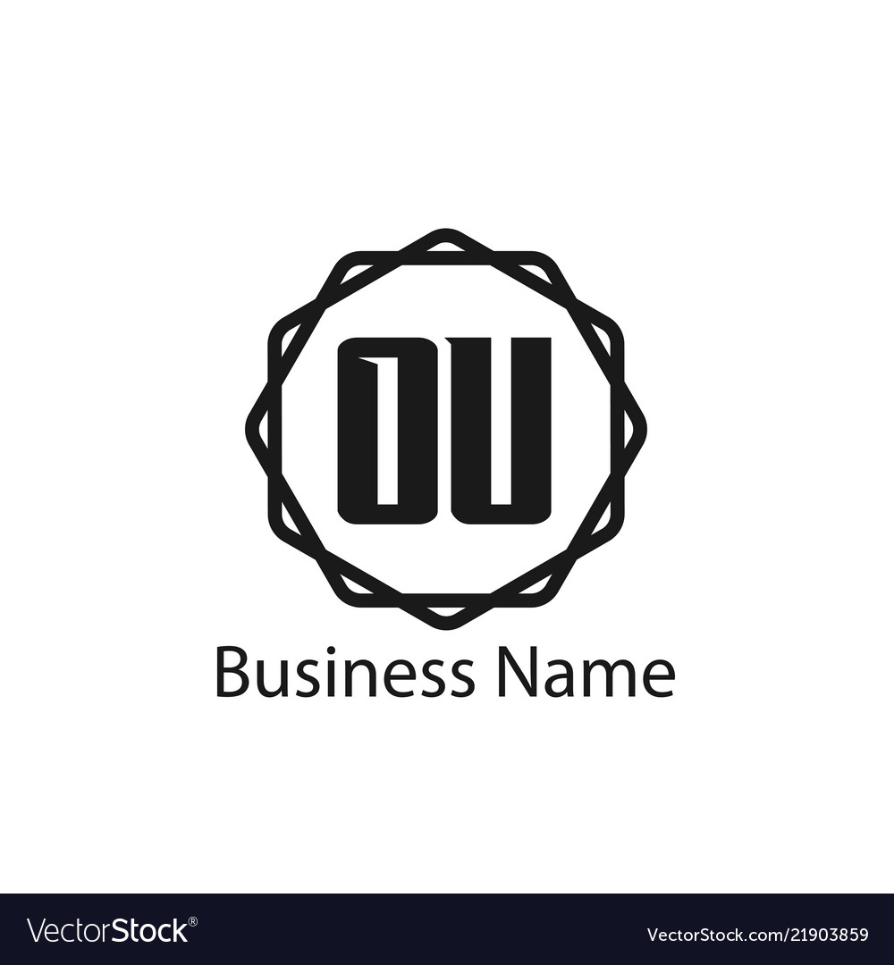 Initial letter ou logo template design