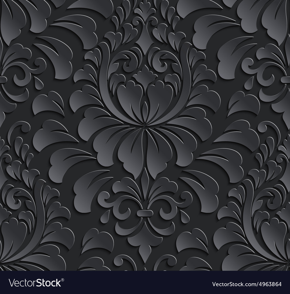 Damask seamless pattern element elegant