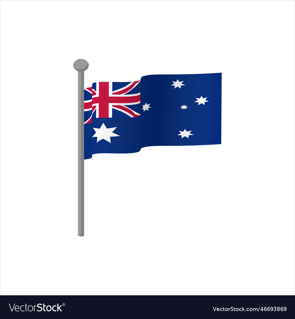 Australian country flag Royalty Free Vector Image