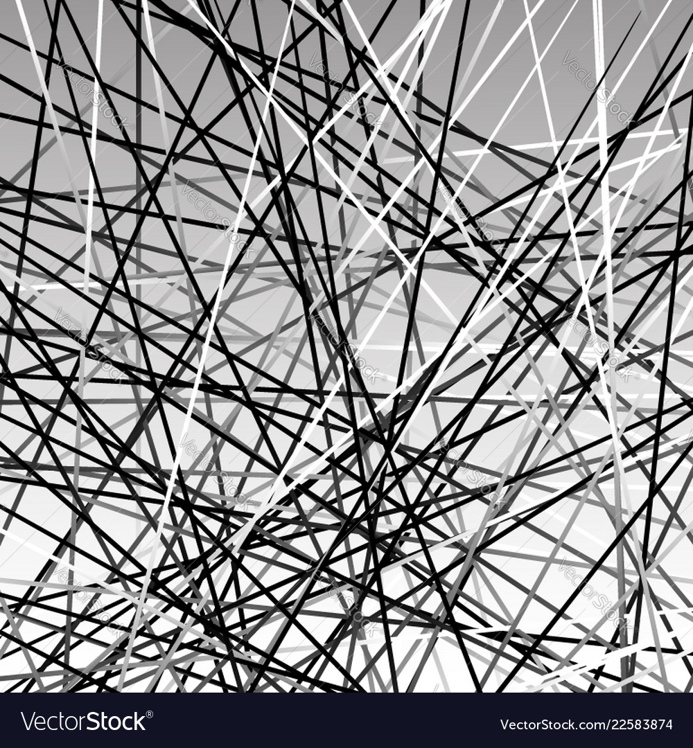 Chaotic grayscale lines texture abstract geometric