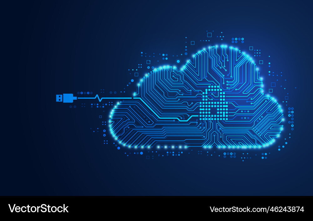 Cloudstorage Royalty Free Vector Image - VectorStock