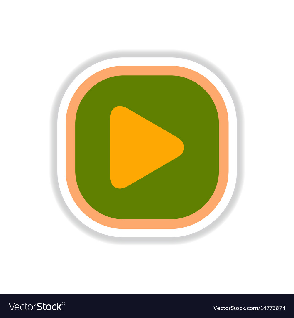 Color label design icon button music