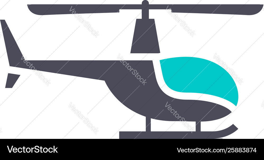 New gray turquoise icon on a white background Vector Image