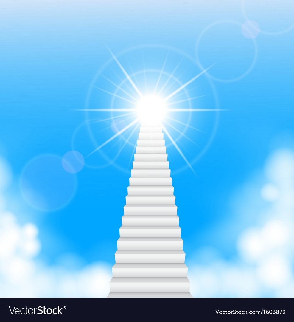 An Stairway To Heaven Background Stock Photo, Picture and Royalty