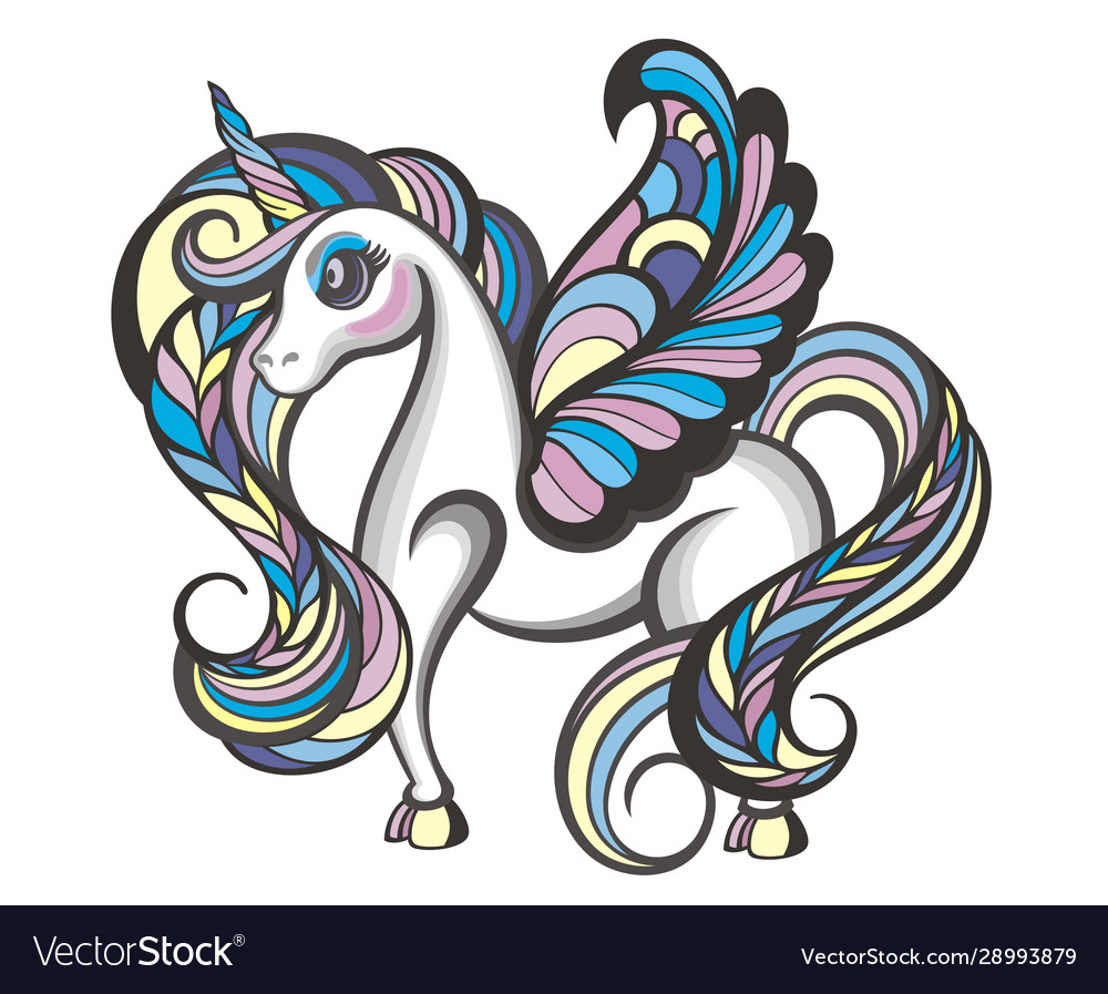 Unicorn Royalty Free Vector Image - VectorStock