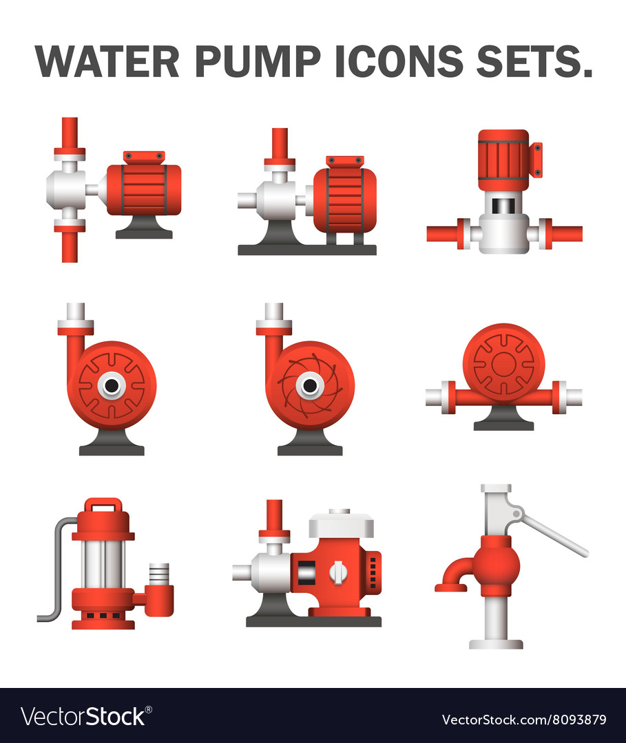 Water pump Royalty Free Vector Image - VectorStock