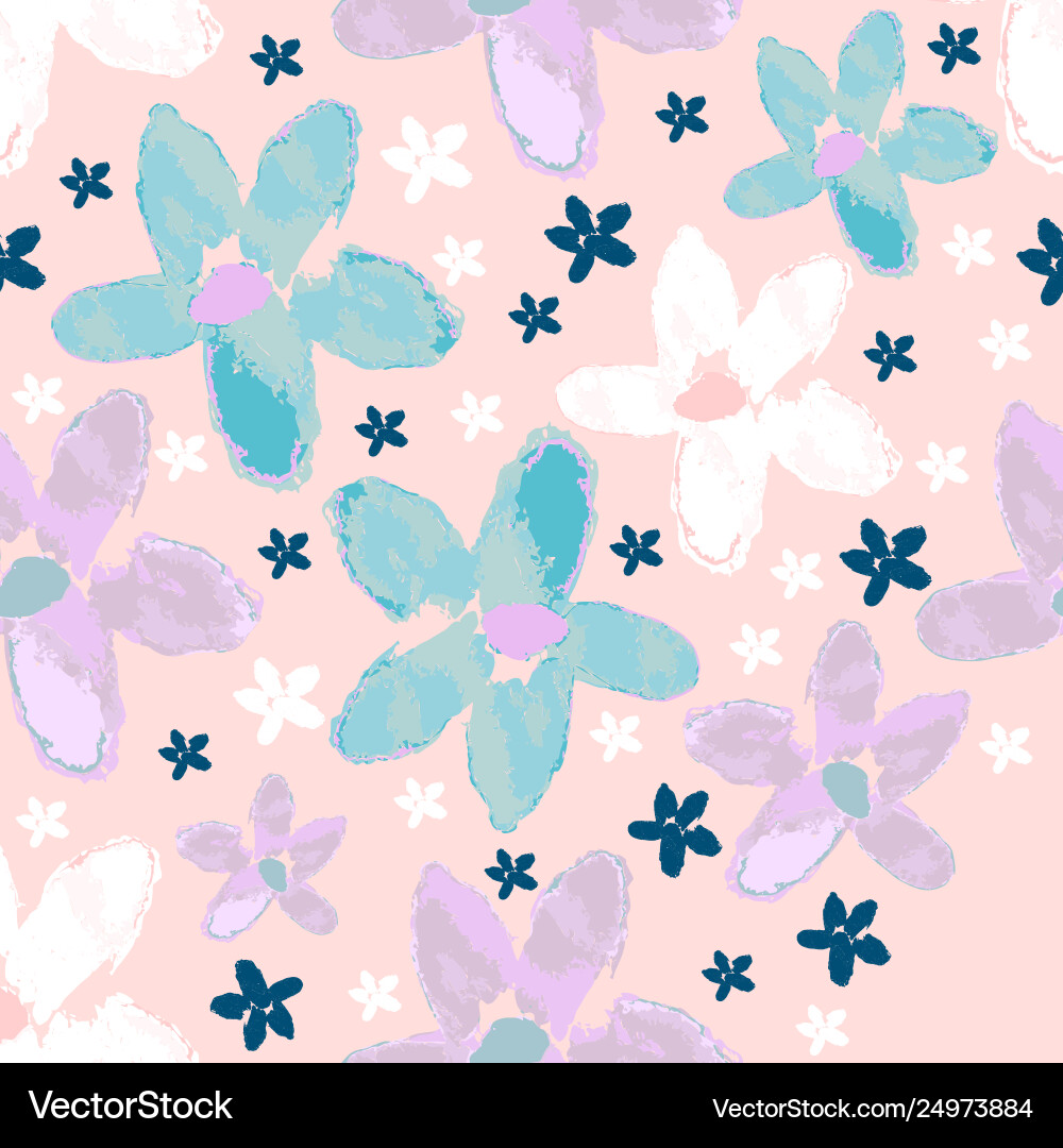 Floral seamless pattern Royalty Free Vector Image