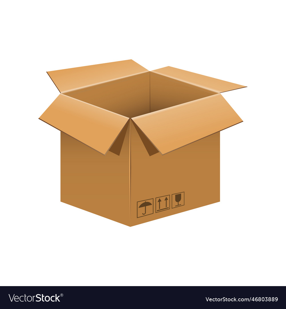 Box-04 Royalty Free Vector Image - VectorStock