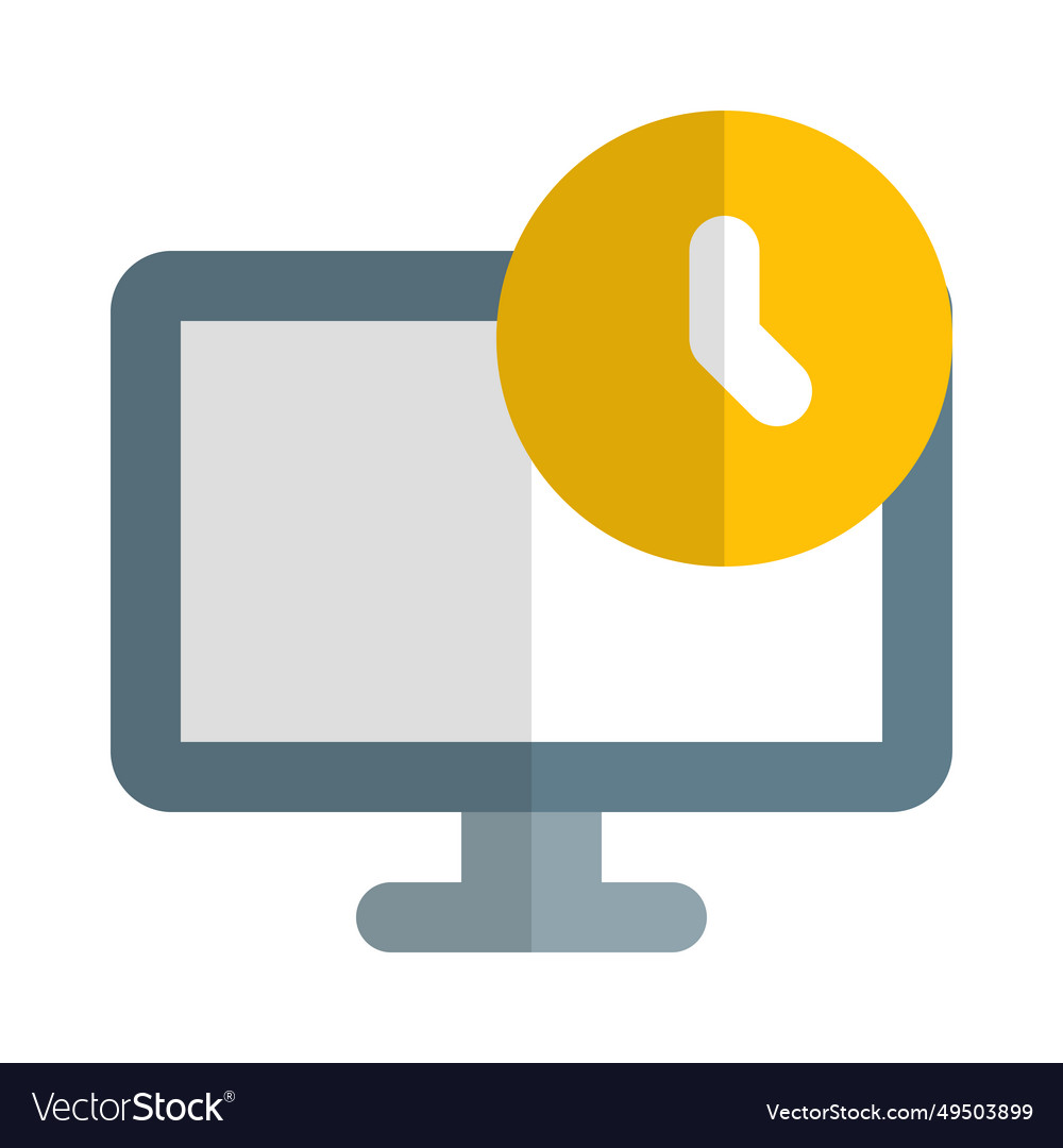 displaying-the-current-time-and-date-information-vector-image