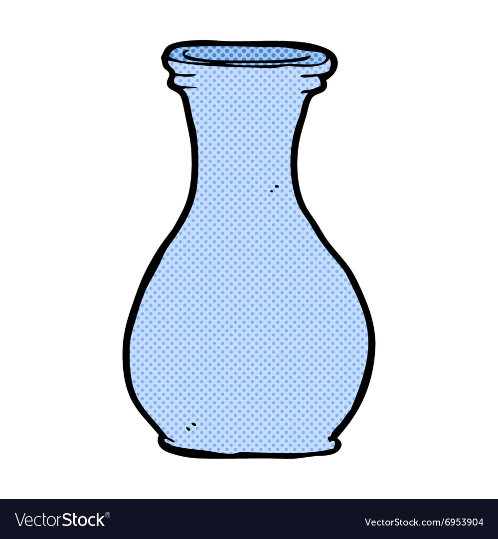 Comic cartoon vase