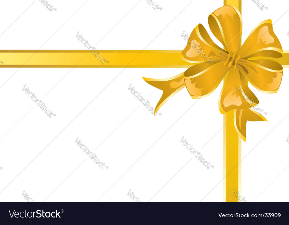 Christmas ribbon Royalty Free Vector Image - VectorStock