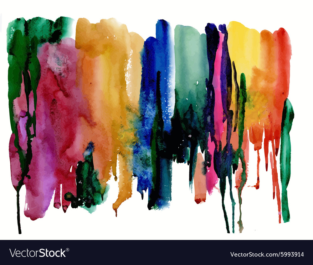 Colorful watercolor abstract background