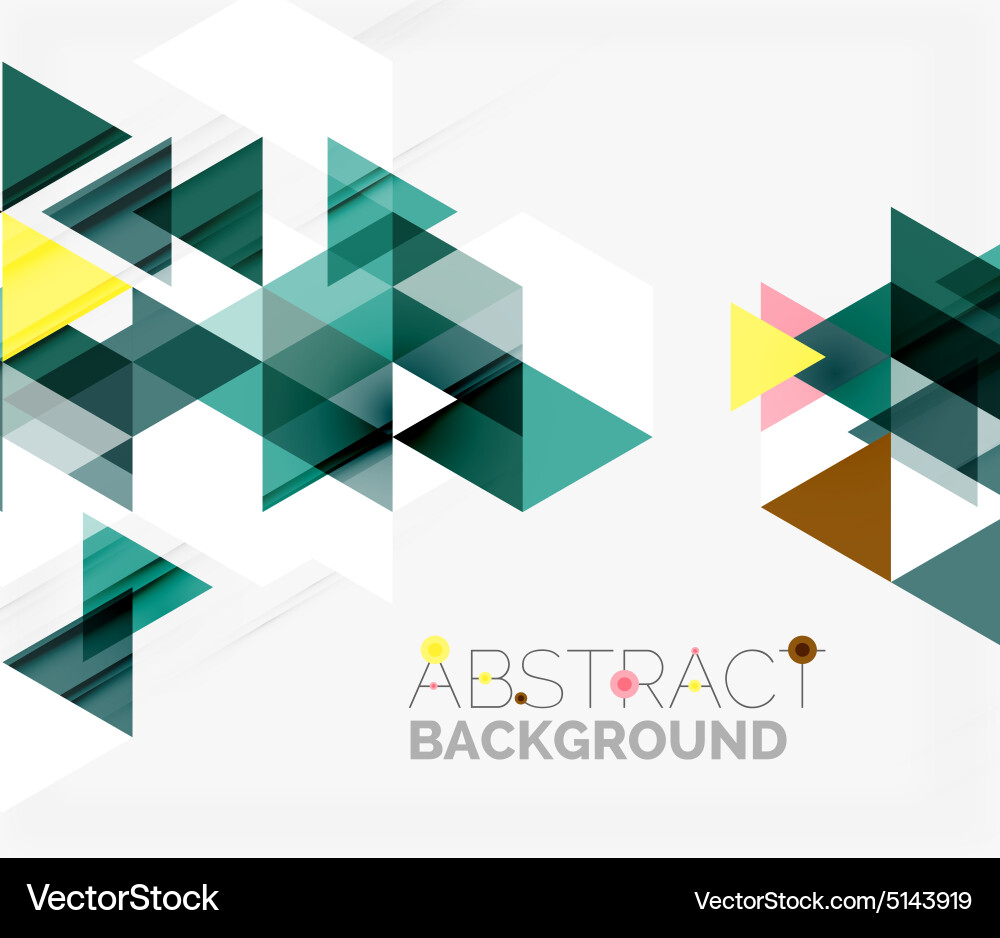 Abstract geometric background modern overlapping Vector Image