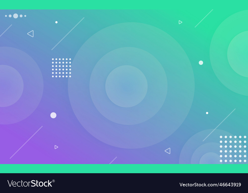 Colorful abstract geometric gradient background Vector Image