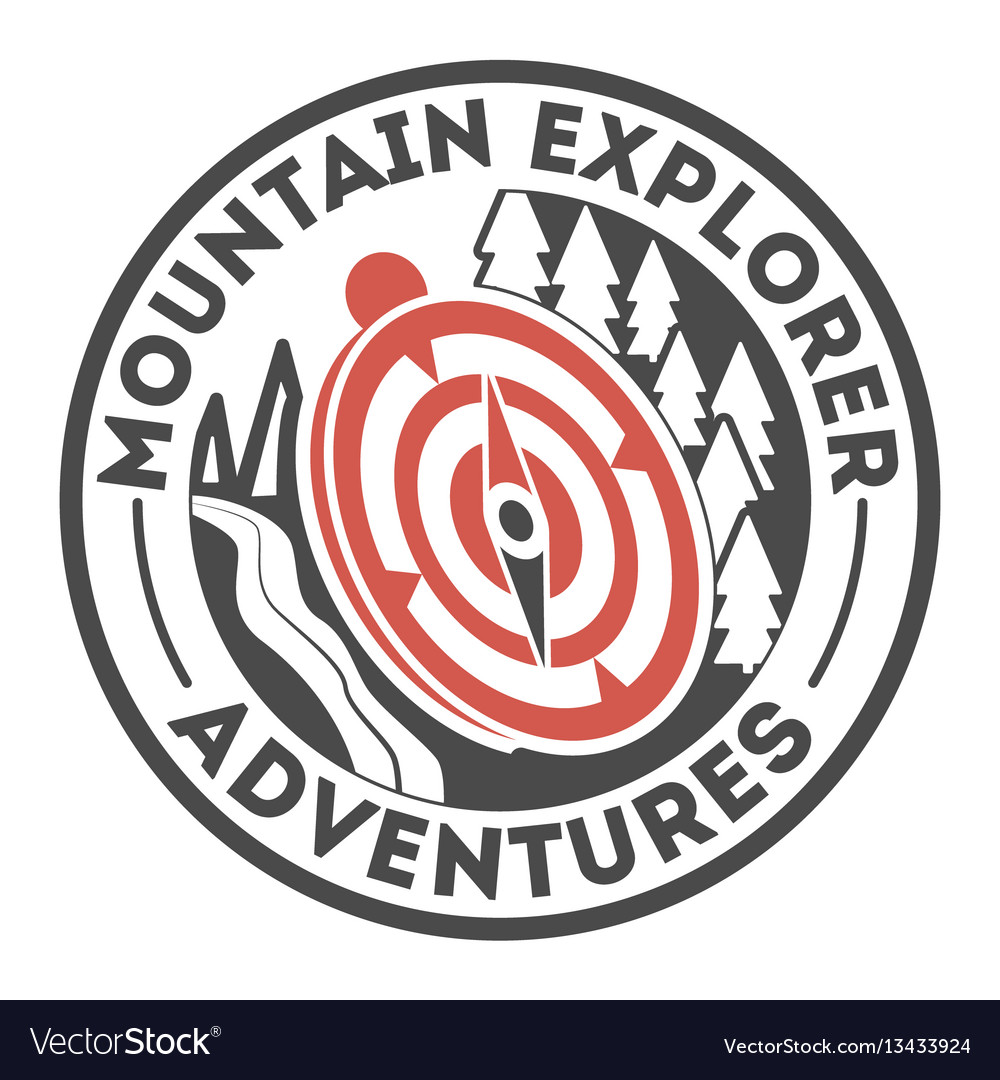 Adventure outdoor vintage isolated label Vector Image