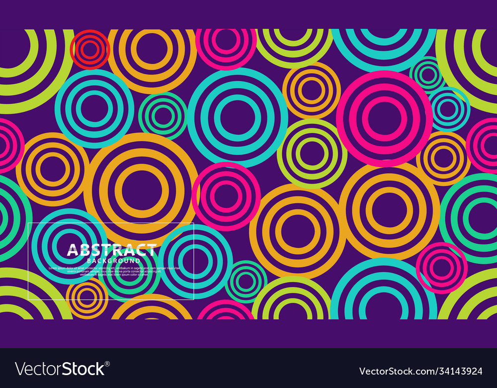 Colorful modern geometric abstract background