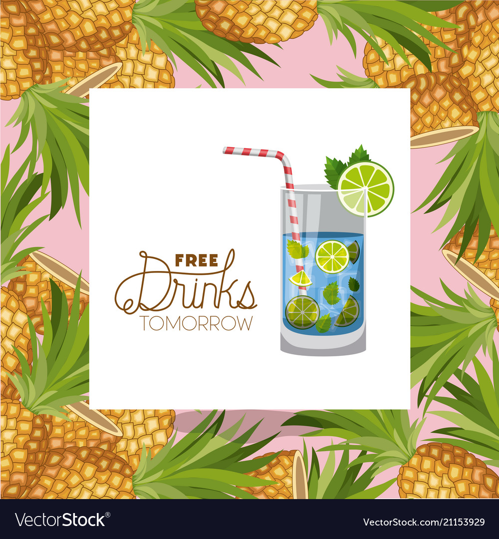 Cocktail free drink tomorrow