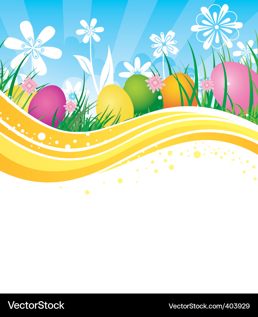 Easter banner Royalty Free Vector Image - VectorStock
