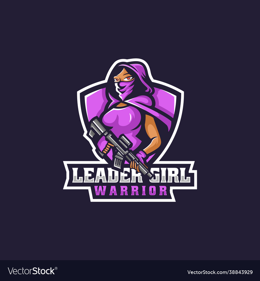 Logo leader girl e sport and style