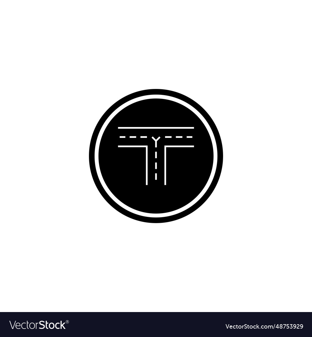 Road icon Royalty Free Vector Image - VectorStock