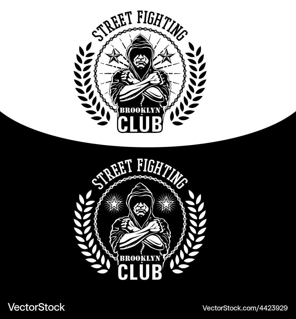 Street fighting Royalty Free Vector Image - VectorStock